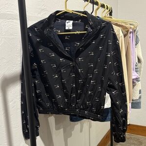 Nike Black Patterned Jacket